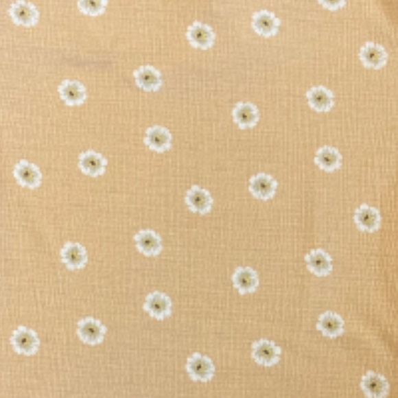 LC LAUREN CONRAD Petite Top Floral Bell Sleeve Tie-Back Peach - Picture 3 of 4